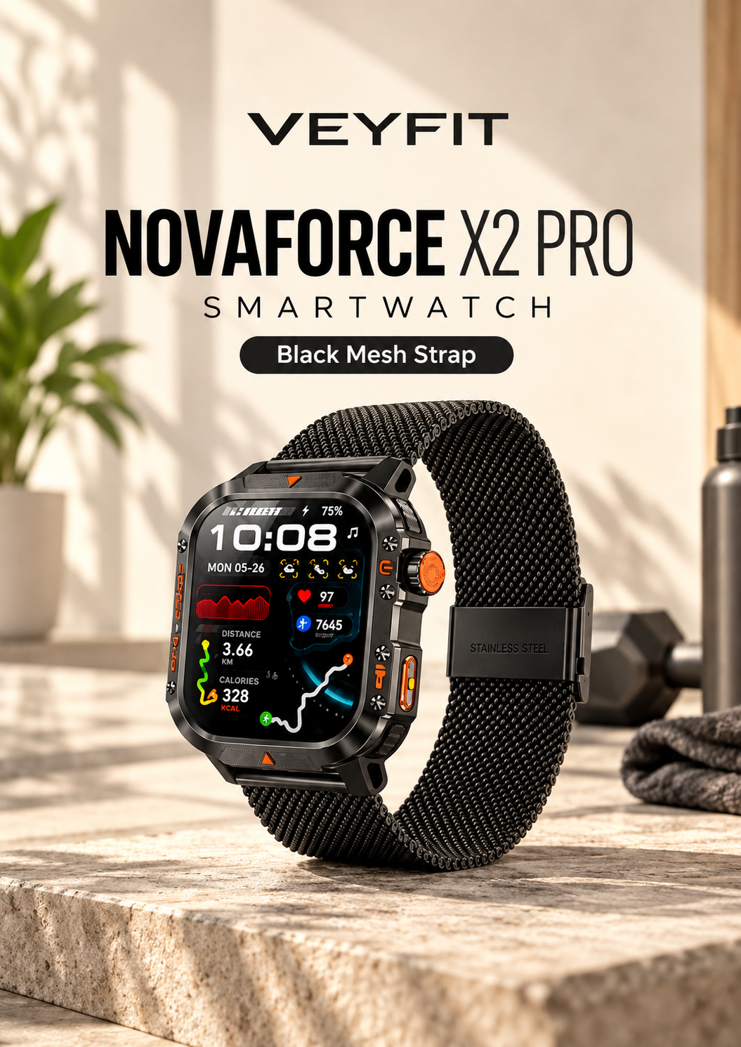 NovaForce X2 Pro GPS Smartwatch