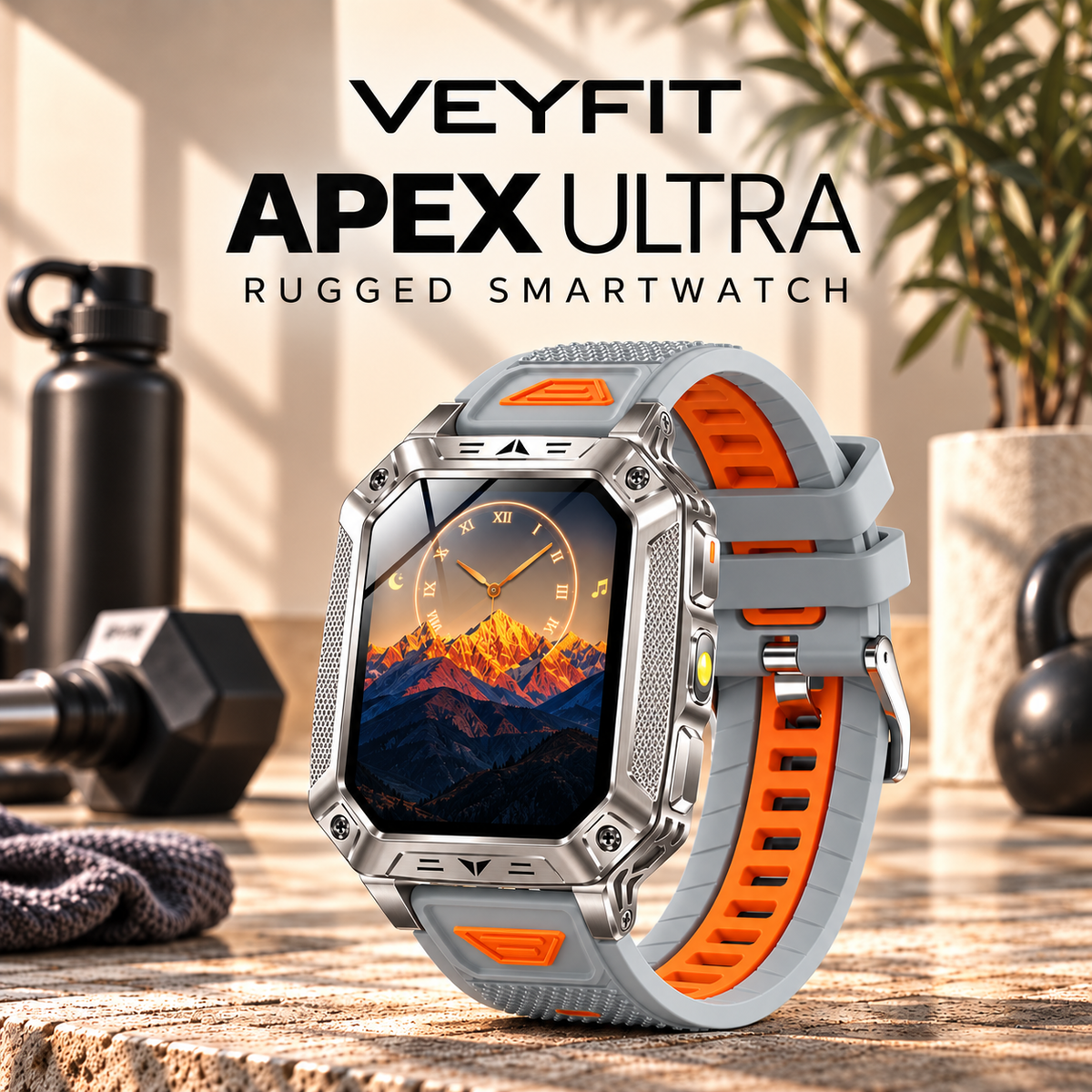 Apex Ultra Rugged Smartwatch AMOLED Bluetooth Calling