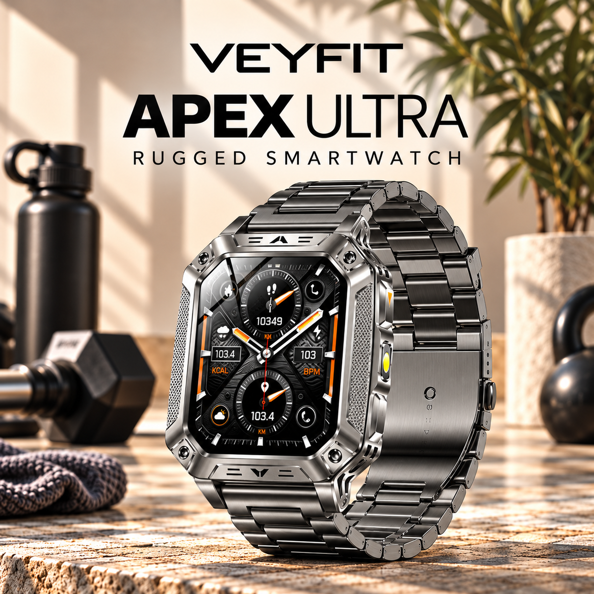 Apex Ultra Rugged Smartwatch AMOLED Bluetooth Calling