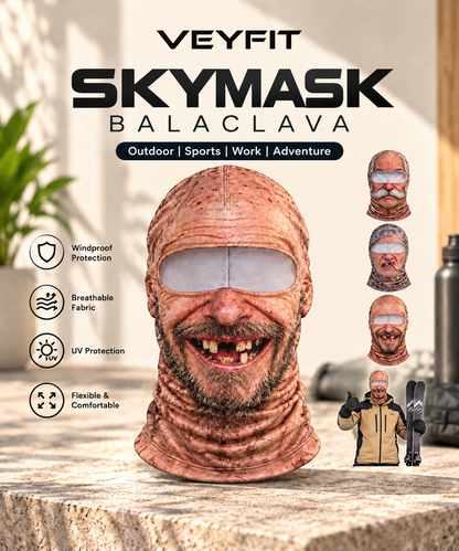 SkyMask Novelty Balaclava Old-Man Face Ski Mask