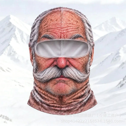 SkyMask Novelty Balaclava Old-Man Face Ski Mask