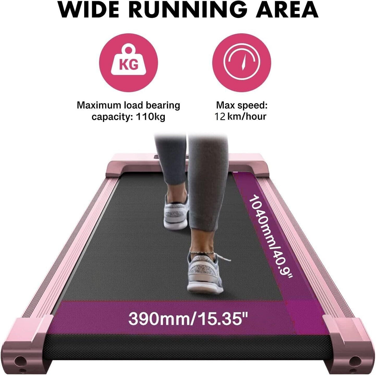 VeyFit Stride Walking Pad Under-Desk Treadmill
